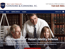 Tablet Screenshot of connorslaw.com
